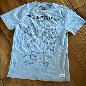 Disney Pixar Toy Story Buzz Lightyear Gray T-Shirt